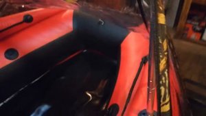 Тент носовой на лодку РИФ Тритон 390F Установка 2