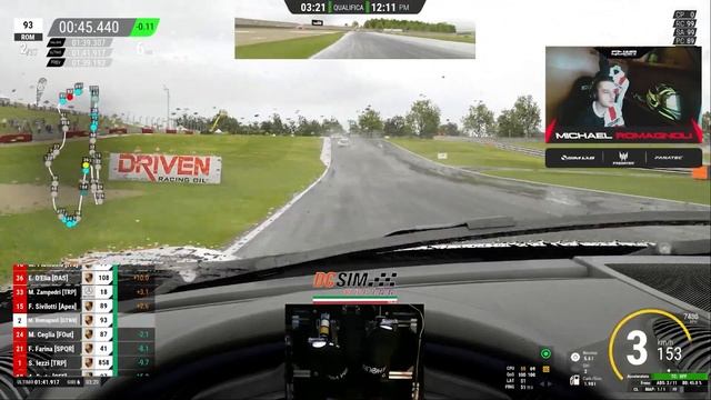 Qualy lap in Donington! Porsche 718 Cayman GT4 in the rain!