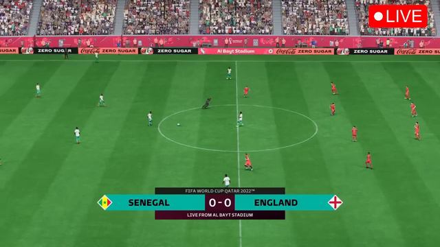 FIFA 23  Senegal vs England - Top 16 Of The FIFA World Cup Qatar 2022  Full Match PS 5 Gameplay