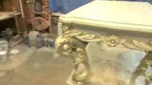 Журнальный столик из массива дуба