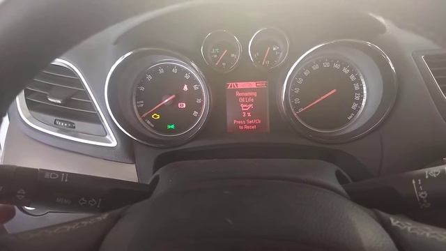 Opel Mokka сброс сервисного обслуживания. Oil Service Reset