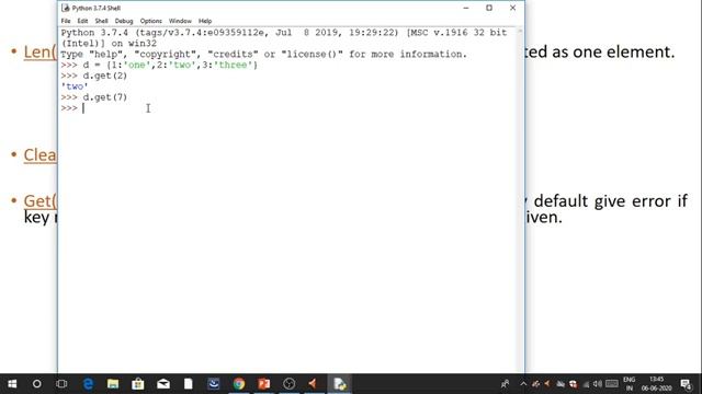Python Dictionaries - III(Dictionary Functions) смотреть онлайн