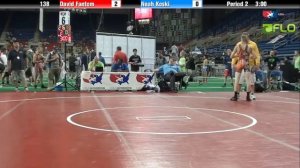 Junior 138 - David Fantom (Pennsylvania) vs. Noah Koski (Maryland)