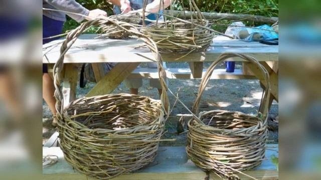 Плетёные корзины: из чего их делают и где используют