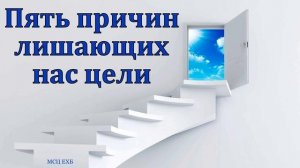 "Причины лишающие нас цели". Е. А. Чмых. МСЦ ЕХБ