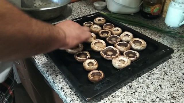 ФАРШИРОВАННЫЕ ШАМПИНЬОНЫ / РЕЦЕПТ ФАРШИРОВАННЫХ ШАМПИНЬОНОВ