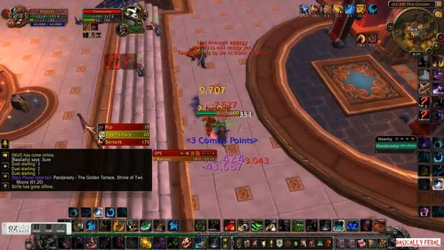 Feral druid vs Windwalker Monk смотреть онлайн