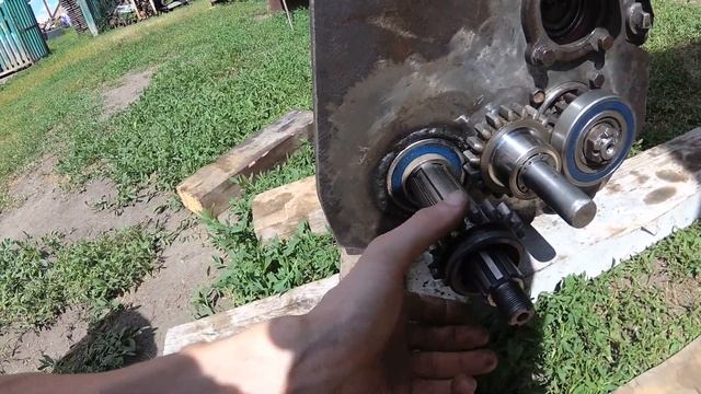 Переделка редуктора трансмиссии трактора. 4 - Часть. смотреть онлайн