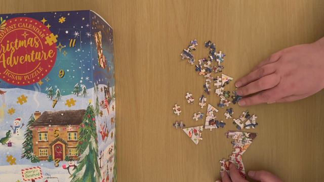 Gibsons Christmas Advent Calendar Day 1. Come and open it and lets complete it together. #advent смотреть онлайн