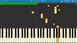 Scorpions - Still Loving You, piano tutorial (synthesia 100%)