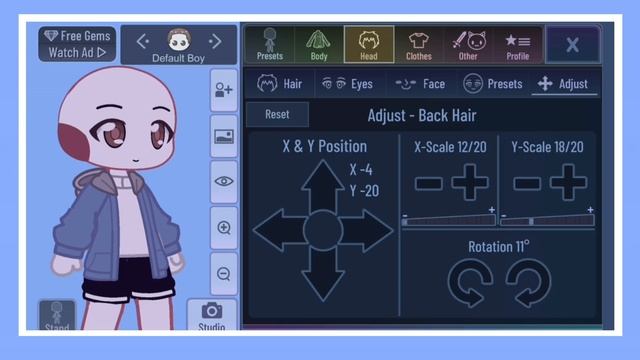 'How I make Sans head in gacha club' [Tutorial?] ||ft. Sans Undertale||