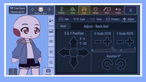 'How I make Sans head in gacha club' [Tutorial?] ||ft. Sans Undertale||