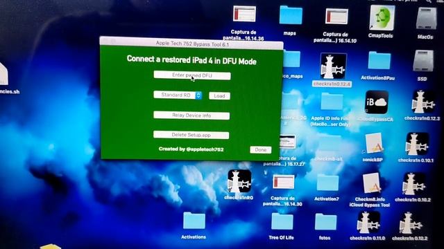 iPad 4 A1460 Wi-Fi + Cellular iCloud Ramdisk bypass Apple Tech 752 Sliver 6.1 Free English Tutorial