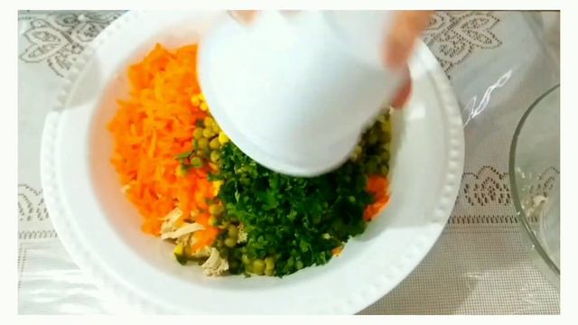 SALPICÃO DE FRANGO🥗| Simples e fácil de fazer~Fernanda Fernandes