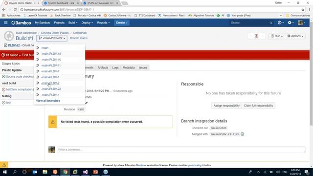 DevOps with Atlassian Bamboo, Plastic SCM and Jira смотреть онлайн