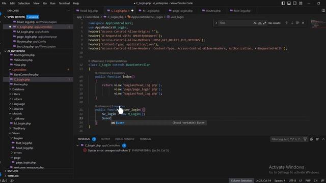 LOCAL ACCESS AND REST API DATA BASE, CodeIgniter 4 and BootStrap