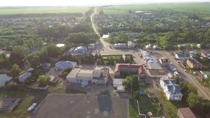 Сеченово (Нижегородская область) с высоты птичьего полета