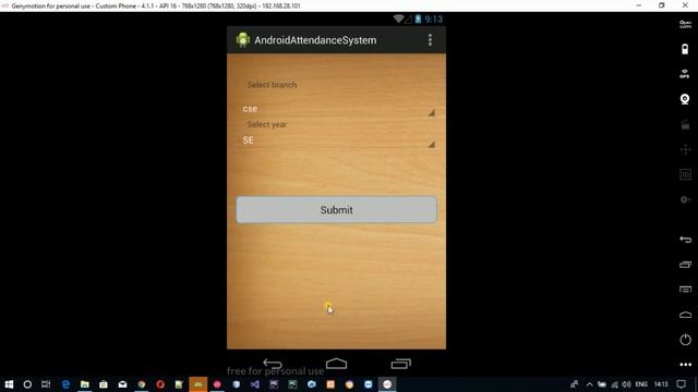 Android Attendance System App Source Code