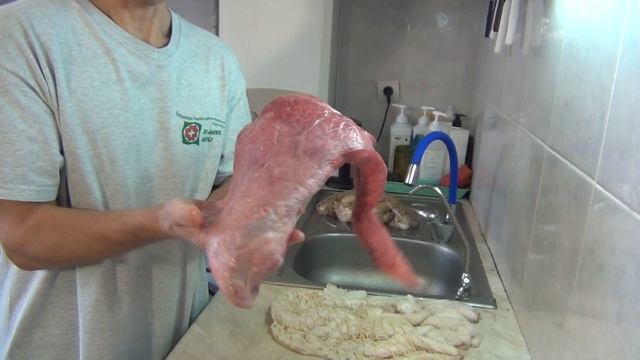 Рубец, начиненная требуха, фаршированный рубец, , как приготовить требуху!
