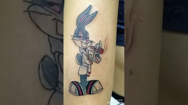 BUNKER TATTOO BUGS BUNNY HAPPY