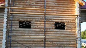 Отбеливатели для дерева. Как отбелить сруб? Чем отбелить сруб? часть 1.