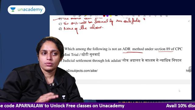 AIBE 13 ಪ್ರಶ್ನಾಪತ್ರಿಕೆ (ಉತ್ತರದೊಂದಿಗೆ) | Kannada | Aparna Ma'am | Unacademy Judiciary
