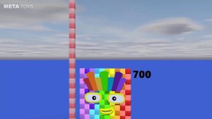 Numberblocks Standing Tall 100 200 300 400 500 to 1000 Comparison Standing Tall Number Pattern