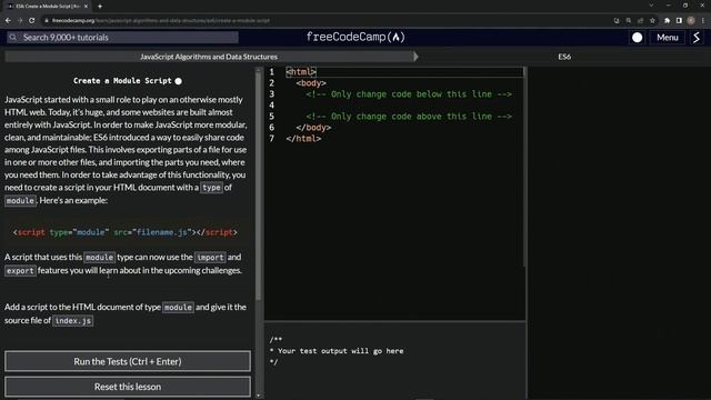 JavaScript ES6 20: Create A Module Script | FreeCodeCamp