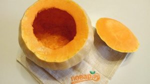 Тыква, запеченная целиком, с начинкой