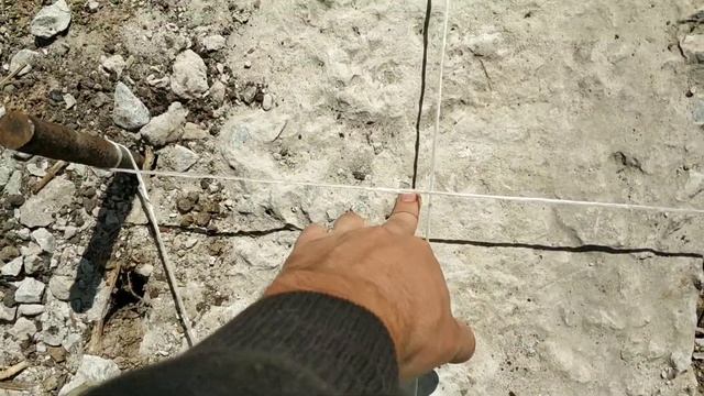 Разметка периметра под фундамент. смотреть онлайн