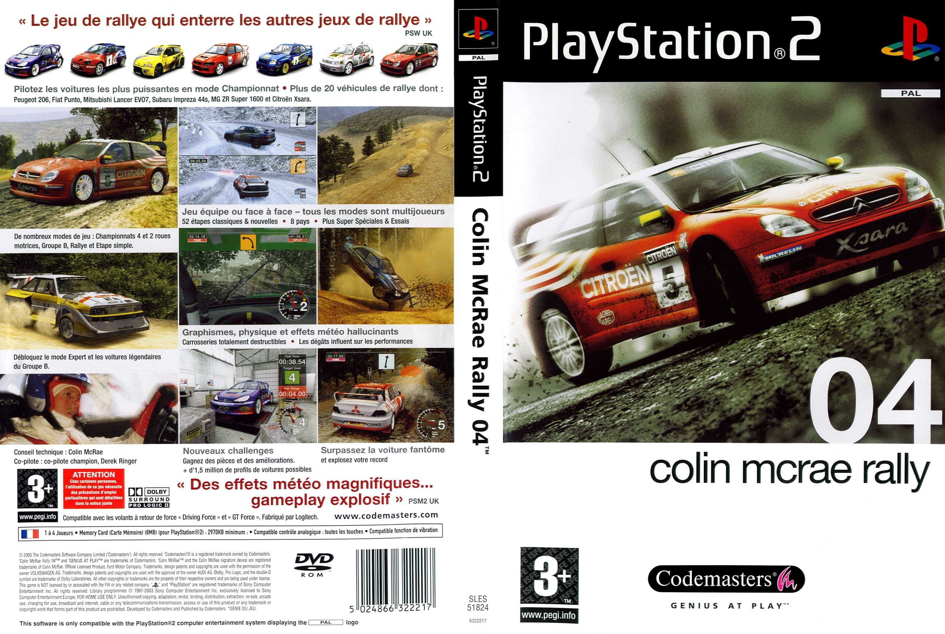 Colin McRae Rally 04 #13 4WD ДОП ЧЕМПИОНАТ ФИНЛЯНДИЯ