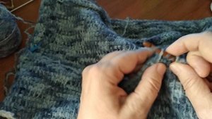 #тунисскоевязание Тунисское вязание. Как связать карман "кенгуру"