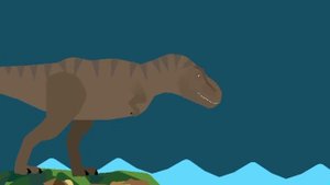 spinosaurus Vs rexy | animation battle | stick nodes