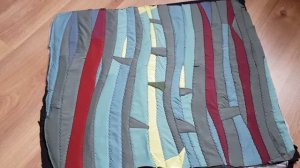 Нескучный пэчворк. Сшила коврик из обрезков