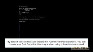 CentOS 7 Tutorial - How to Change the font and fontsize in Terminal