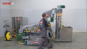 Ленточный пневматический пресс ЕВР500 с мойкой и измельчителем RM2.2-яблоко