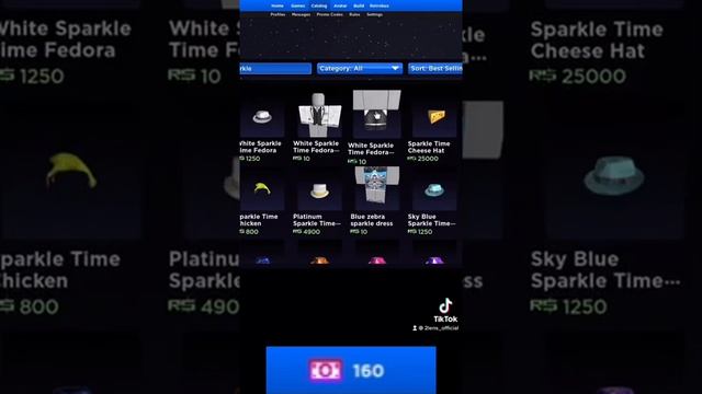 buying White sparkle time fedora #roblox #buy #money #robux #giveaway смотреть онлайн