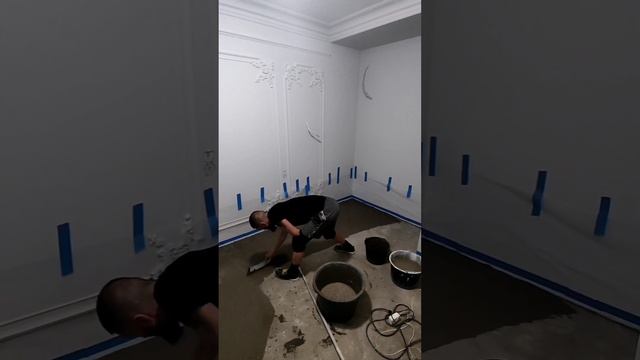 Наливной пол, или ровнитель. Процесс работы! #uzbekmaster #наливнойпол #санктпетербург