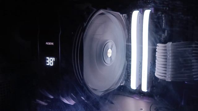 Обзор процессорного кулера ALSEYE M120D-B-Plus II стильный дизайн rgb подсветка
