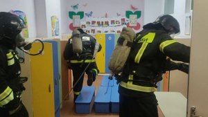 Тушение пожаров в детских учреждениях