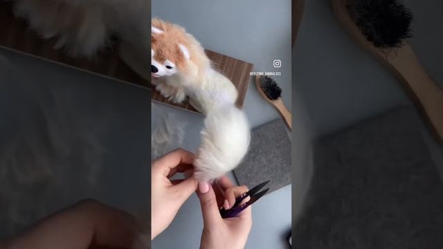 Часть 2 #шпиц#шпицуля #шпицы #собака #валяние #валяниеизшерсти