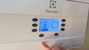 Переход в сервисный режим котёл Electrolux GCB Basic Space 24 (краткая версия) Электролюкс