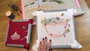 Знакомство: вышивальные процессы, покупки, готовые работы