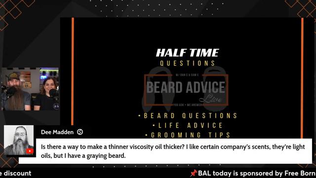 Beard Advice LIVE [Free Born Beard Co GIVEAWAYS] ep175! смотреть онлайн