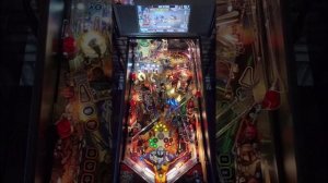 Mandalorian Pinball Billion point game at Double Bull Taphouse