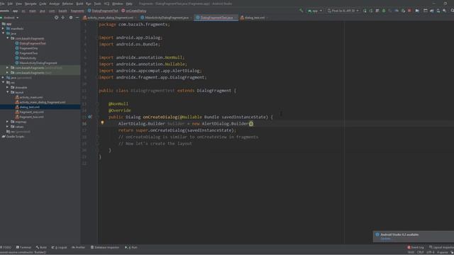 Everything about fragments (Send Data to Fragments, Bottom Sheet Fragments, Dialog Fragments)