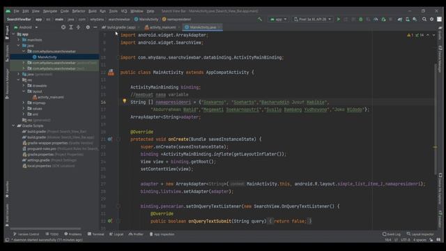 Tutorial List View Android Studio Java смотреть онлайн