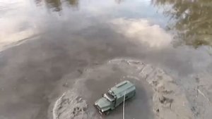 УТОПИЛ УРАЛ В РЕКЕ / ДЕШЁВАЯ  РАДИОУПРАВЛЯЕМАЯ МАШИНА / С АЛИЭКСПРЕСС - полный привод, 6*6