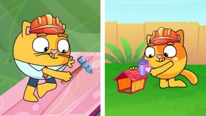 Helping Daddy Build A Treehouse Song 🏡 | Funny Kids Songs 😻🐨🐰🦁 And Nursery Rhymes by Baby Zoo