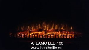 AFLAMO LED 100 Elektrinis židinys/Electric fireplace/Электрический камин/Elektriskie kamīn/El kamin